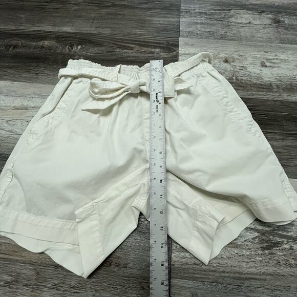Polo Ralph Lauren White Mens Small Resort Beach Belted Paperbag Shorts Preppy - Picture 9 of 10